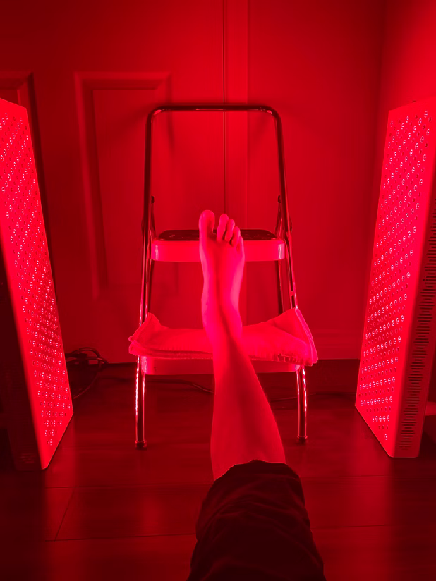 Red Light Therapy Foot Treatment